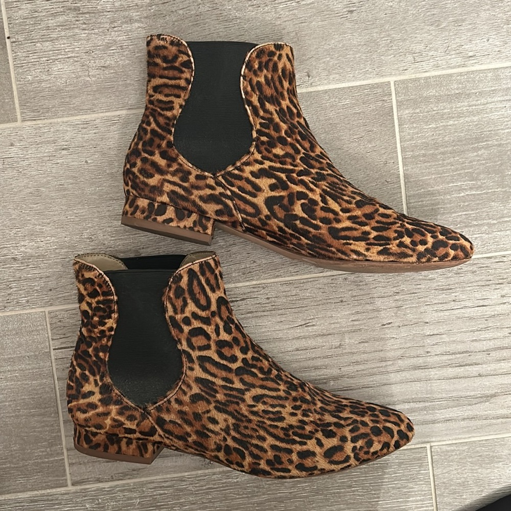 Leopard Print Booties